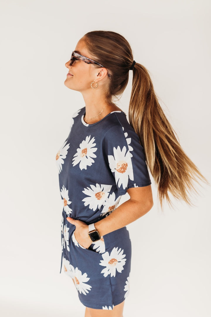 Sunny Day Floral Romper