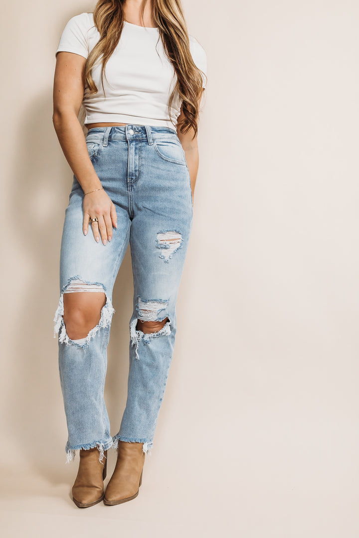 Flying Monkey Trendy Distressed Jeans